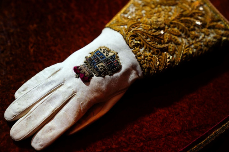 Charles will wear the coronation glove on his right hand
