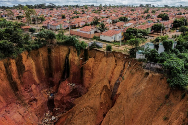 Craters caused by rampant deforestation and lack of urban planning are devastating the city of Buriticupu, in Brazil's impoverished northeast