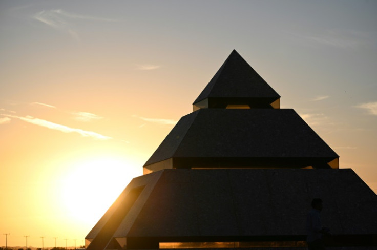 This pyramid marks the exact center of the world, according to Jacques-Andre Istel