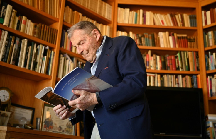 Jacques-Andre Istel, aged 94, is founder, mayor and postmaster of Felicity