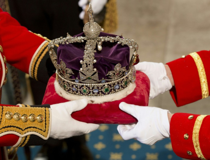 Charles will wear the Imperial State Crown as he leaves Westminster Abbey
