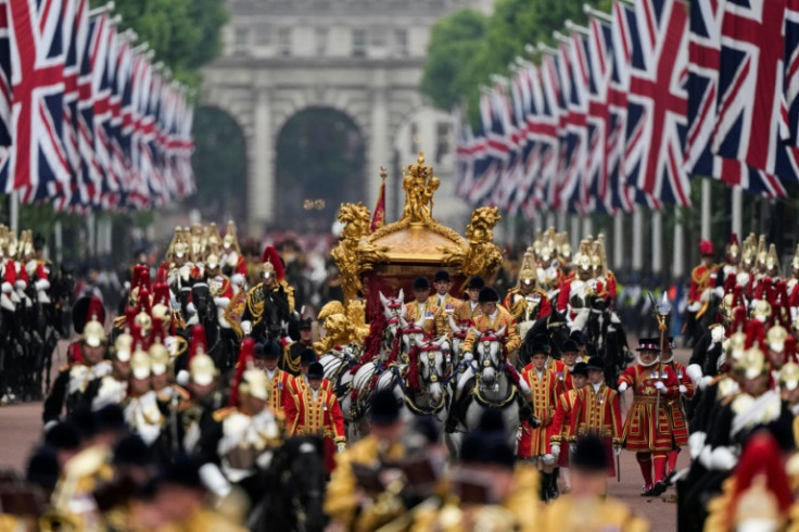 Charles and Camilla will travel back to Buckingham Palace in the Gold State Coach