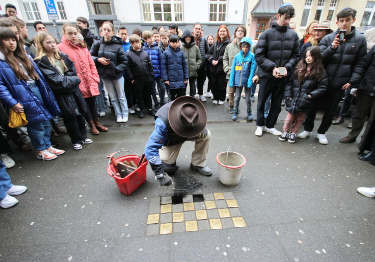 Stolpersteine artist Gunter Demnig commemorates Holocaust victims in German streets
