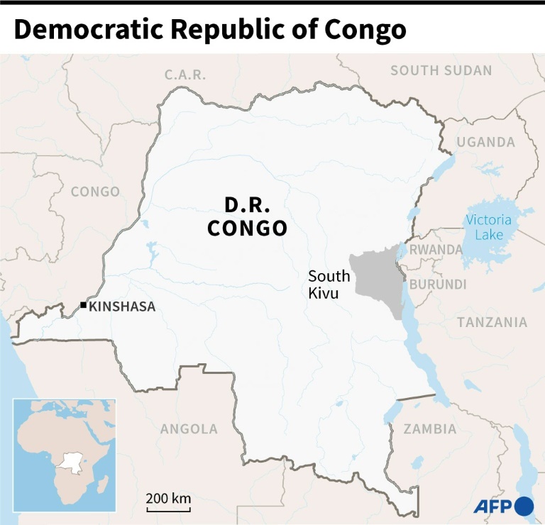 Corpses Pile Up After Nearly 200 Killed In Congo Floods IBTimes   Map Democratic Republic Congo Locating South Kivu 