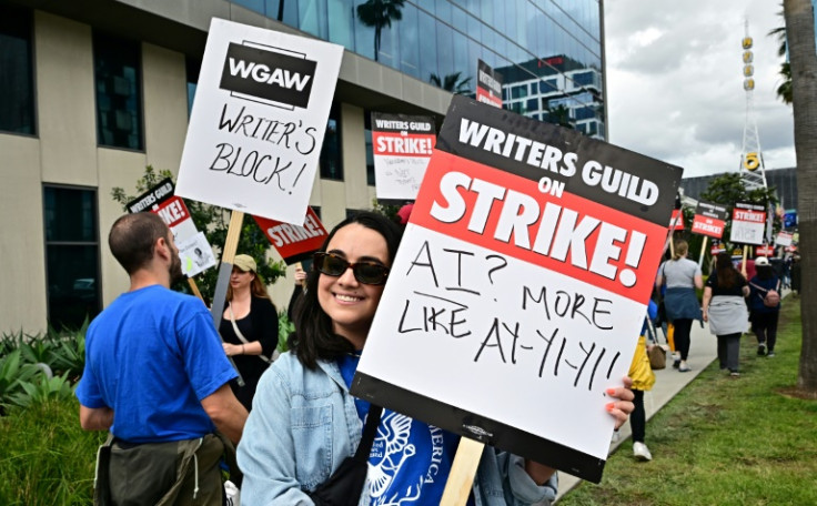 'Diary of a Future President' creator and writer Ilana Pena joined protests against the encroachment of artificial intelligence in Hollywood