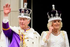 King Charles III and Queen Camilla waved from the Buckingham Palace balcony following their coronations