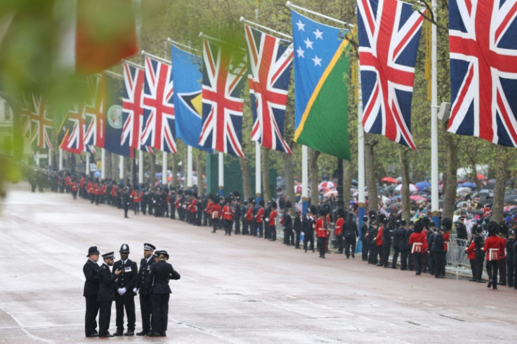 London police mounted a huge security operation for the coronation