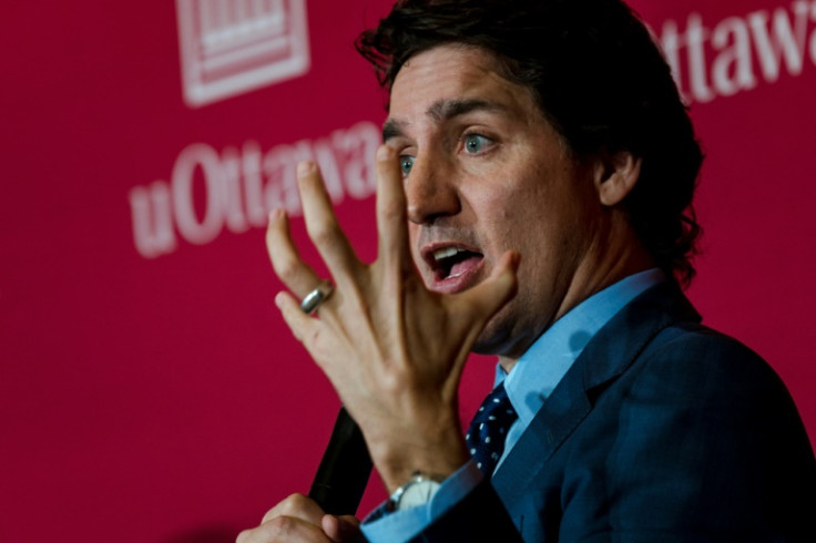 Canadian Prime Minister Justin Trudeau, who says his country will not be 'intimidated' by China
