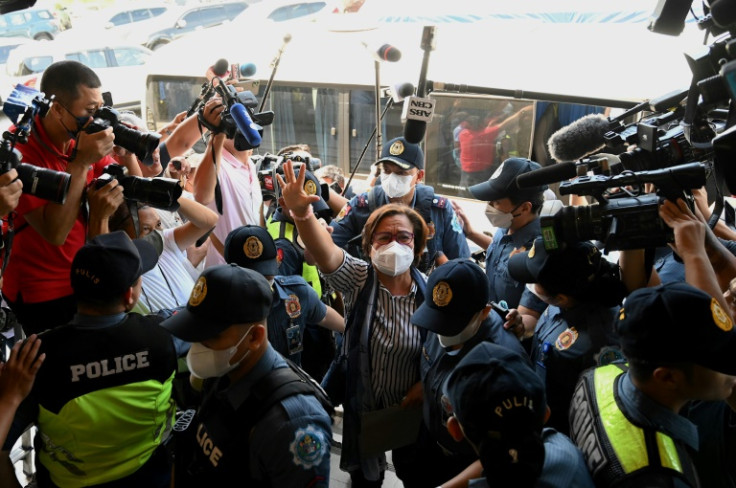 Philippine human rights campaigner Leila de Lima was acquitted on one of two remaining drug trafficking charges against her