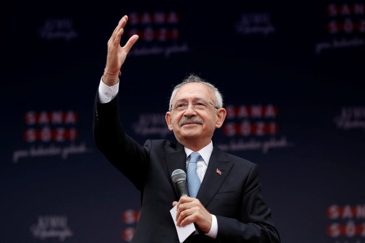 Presidential candidate of Turkey's main opposition alliance Kilicdaroglu attends an election campaign rally in Tekirdag