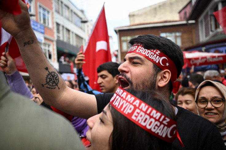 Demonstration in support of Turkish President Erdogan in Istanbul