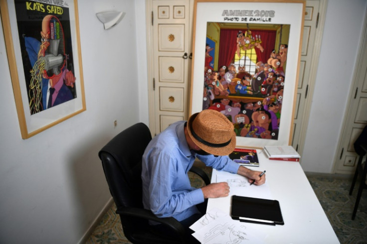 Z says he became a cartoonist 'by chance' when one of his blogs was censored