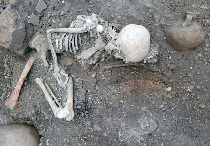 Archaeologists found two new skeletons during excavations at Pompeii, destroyed in AD 79