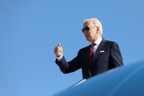 U.S. President Joe Biden boards Air Force One in Delaware