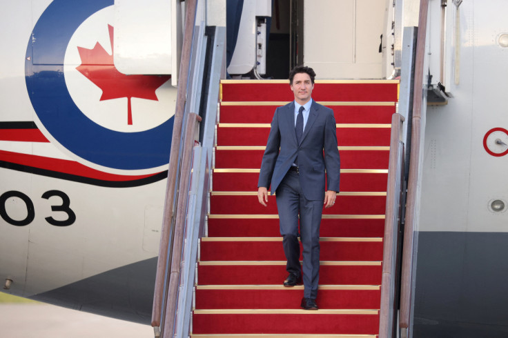 Canada's Prime Minister Justin Trudeau arrives in South Korea