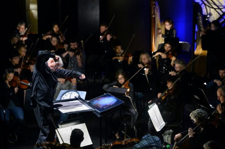 National Philharmonic music director and conductor Piotr Gajewski has collaborated with NASA on previous audio-visual projects, but this time it was the space agency that produced the images first