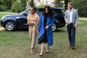 Prince Harry photographed with his wife Meghan and her mother Doria Ragland