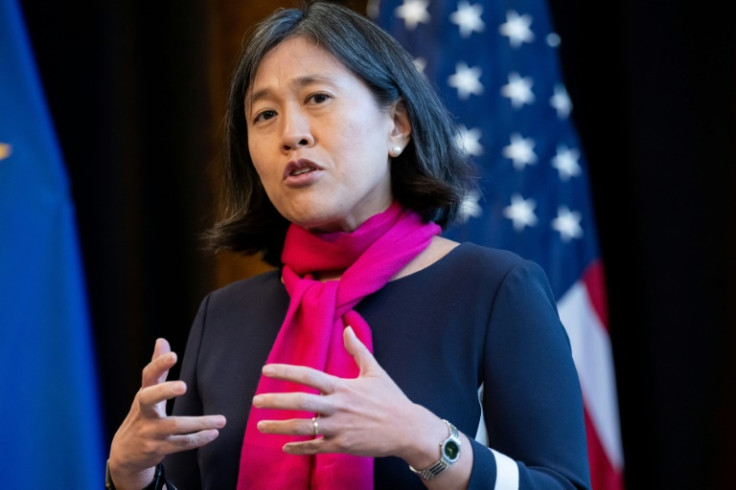 US Trade Representative Katherine Tai, seen in 2022, said a trade agreement with Taiwan 'represents an important step forward' in Washington's economic relationship with the island