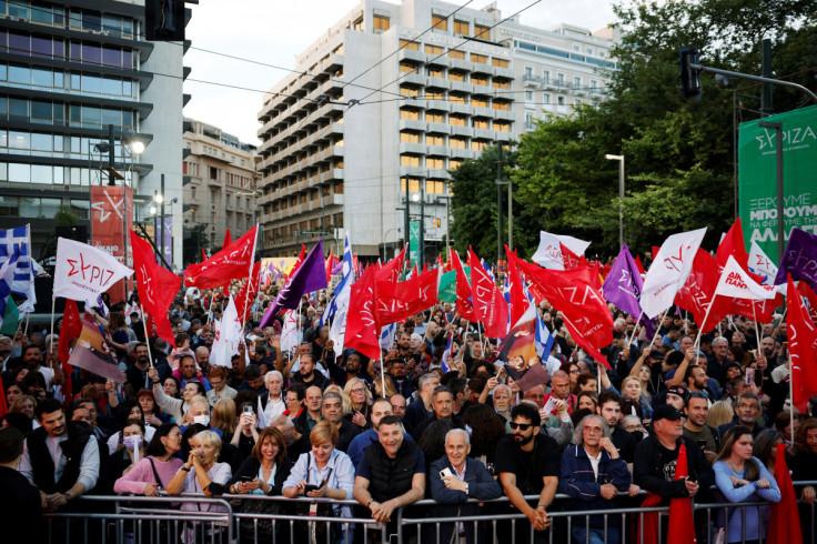 Main Athens rally of main opposition leader Alexis Tsipras ahead of May 21 vote