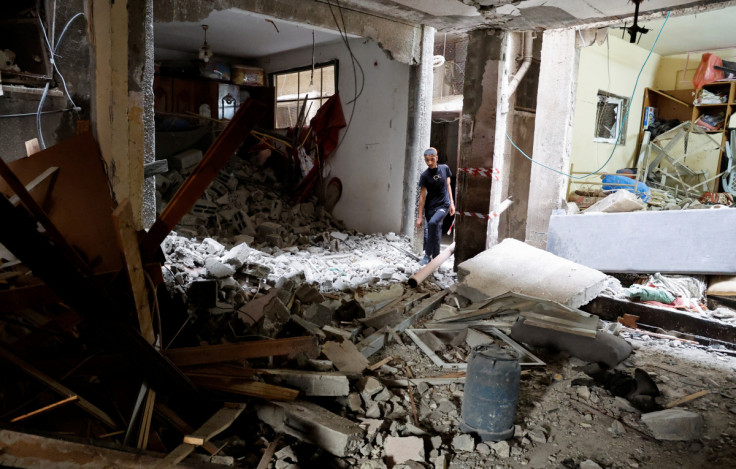 Aftermath of an Israeli raid in Nablus