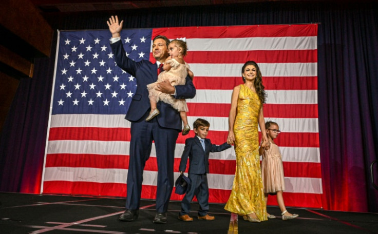 Republican Florida Governor Ron DeSantis has been making wife Casey DeSantis and children Madison, Mason and Mamie a focus of his campaigning