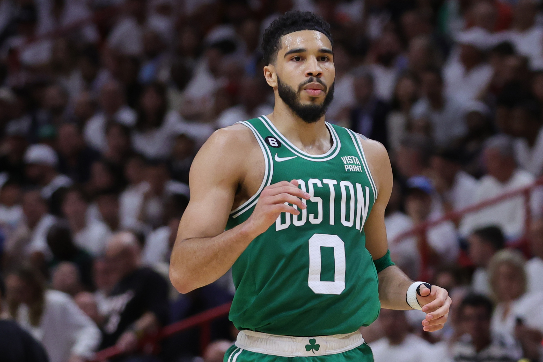 Jayson Tatum has been criticized for his performance against the