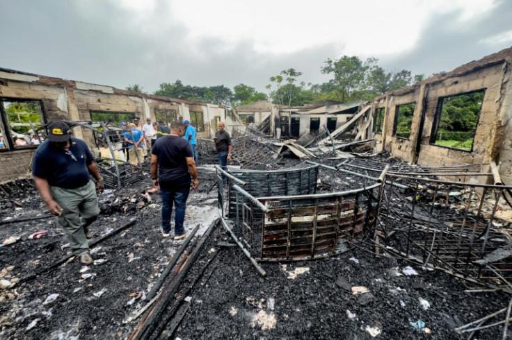 The Guyanese government declared three days of mourning after the dormitory fire in Mahdia killed at least 19 people