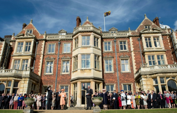 The lambs were taken from King Charles III's Sandringham estate in eastern England