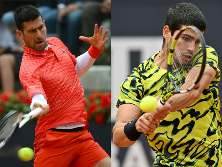 Novak Djokovic could meet world number one Carlos Alcaraz in the semi-finals