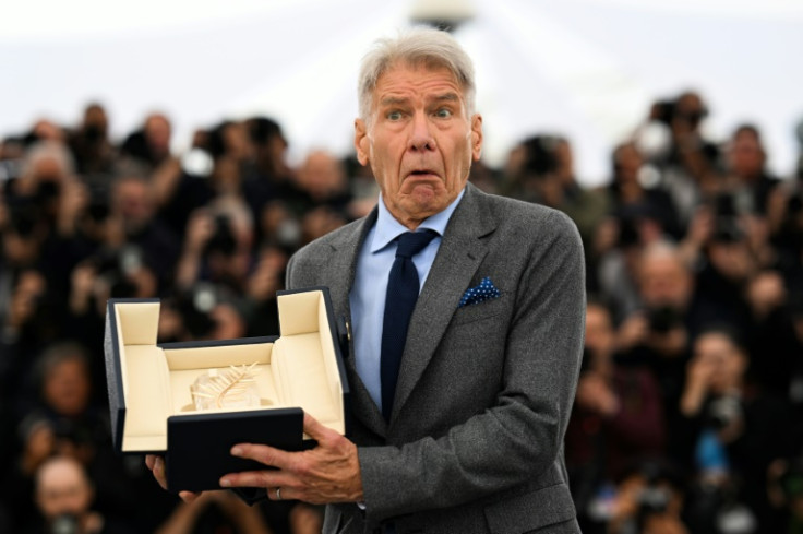 Harrison Ford was given an honorary Palme d'Or