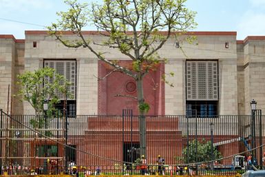 India's new legislature building stands next to the ageing and cramped colonial-era parliament building designed by British architects Edwin Lutyens and Herbert Baker in the 1920s that it will replace