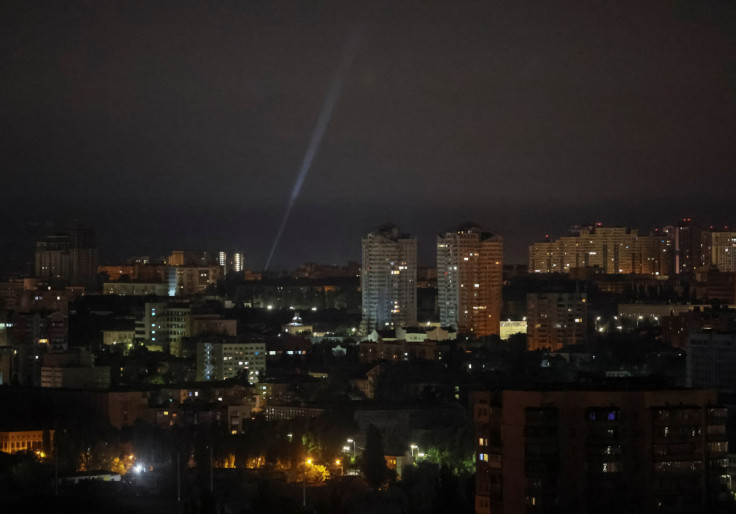 Russian drone and missile strike in Kyiv