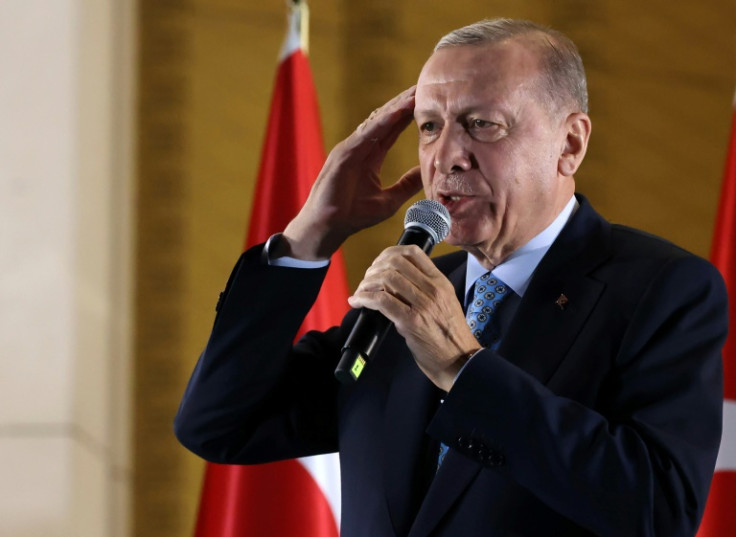 Erdogan attempted to sound conciliatory in a victory speech to thousands of jubilant supporters