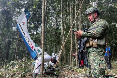 Four children -- aged 13, 9, 4, and 11 months -- have been wandering the Colombian Amazon since a light aircraft crash  on May 1