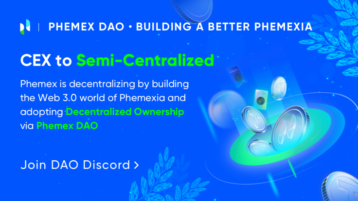 a semi-centralized platform model by Phemex