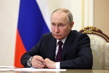 Russian President Vladimir Putin chairs a meeting in Moscow