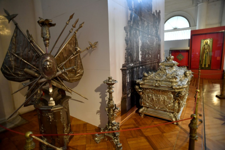 The Hermitage Museum said another Russian monastery would receive the silver sarcophagus of Alexander Nevsky