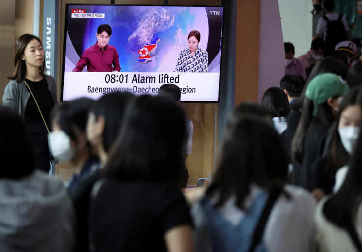 North Korea fires what it called a space satellite toward the south