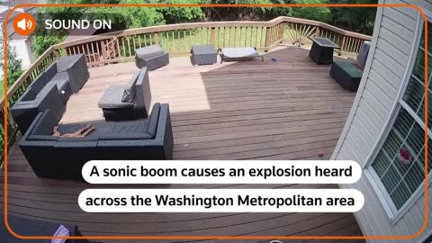 Sonic boom heard across Washington DC area