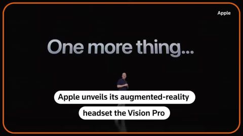 Apple introduces Vision Pro AR headset