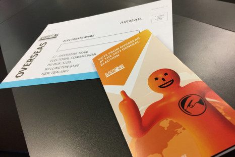 An election ballot for overseas New Zealand citizens to in New Zealand's general election, is seen alongside a how-to-vote leaflet in this illustration image at a branch of the Australian Electoral Commission in Sydney