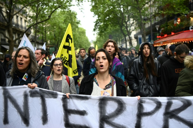 Hundreds of thousands of people are expected to take to the streets across France on Tuesday