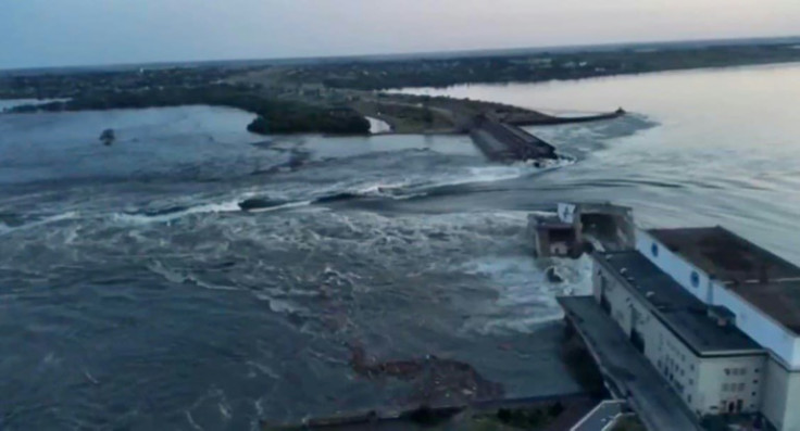 Ukraine and Russia traded blame for damage to the Kakhovka dam