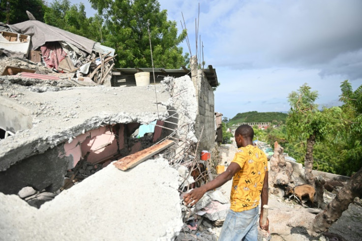 The majority of the earthquake victims lived in the poor neighborhood of Sainte Helene, in the Haitian town of Jeremie