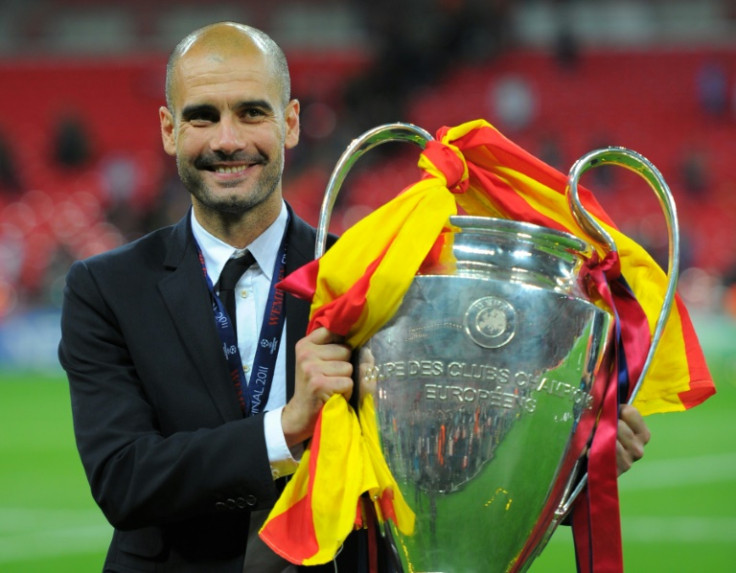 Pep Guardiola won the Champions League twice in his first three seasons as Barcelona coach