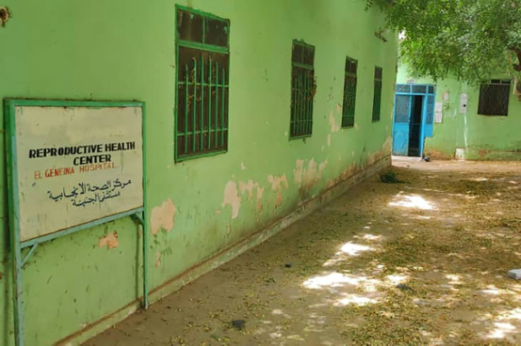 An abandoned hospital in Sudan's West Darfur state, one the areas that have seen the worst fighting