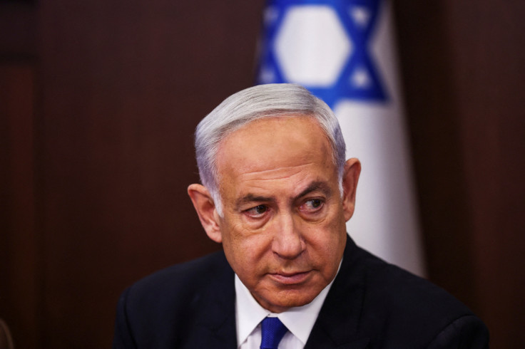 Israeli Prime Minister Benjamin Netanyahu convenes a cabinet meeting in Jerusalem