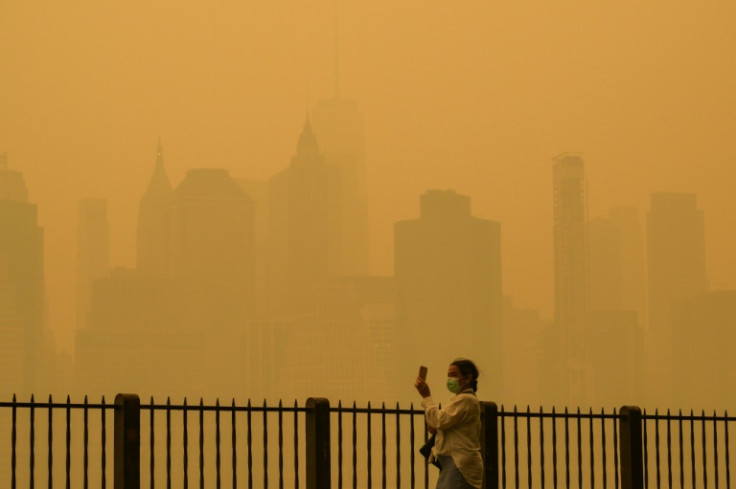 Canadian wildfires shrouded New York in a yellow smog