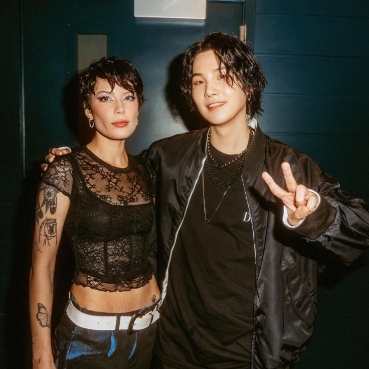 BTS' Suga and Halsey