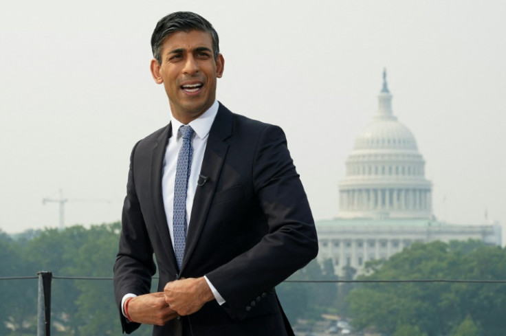 British Prime Minister Rishi Sunak is visiting the United States for two days